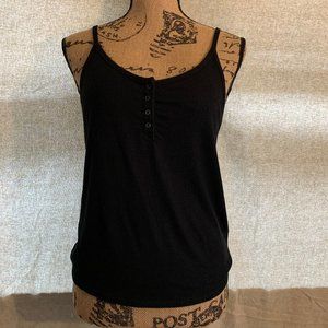 Mossimo Crop Top Cami with Buttons